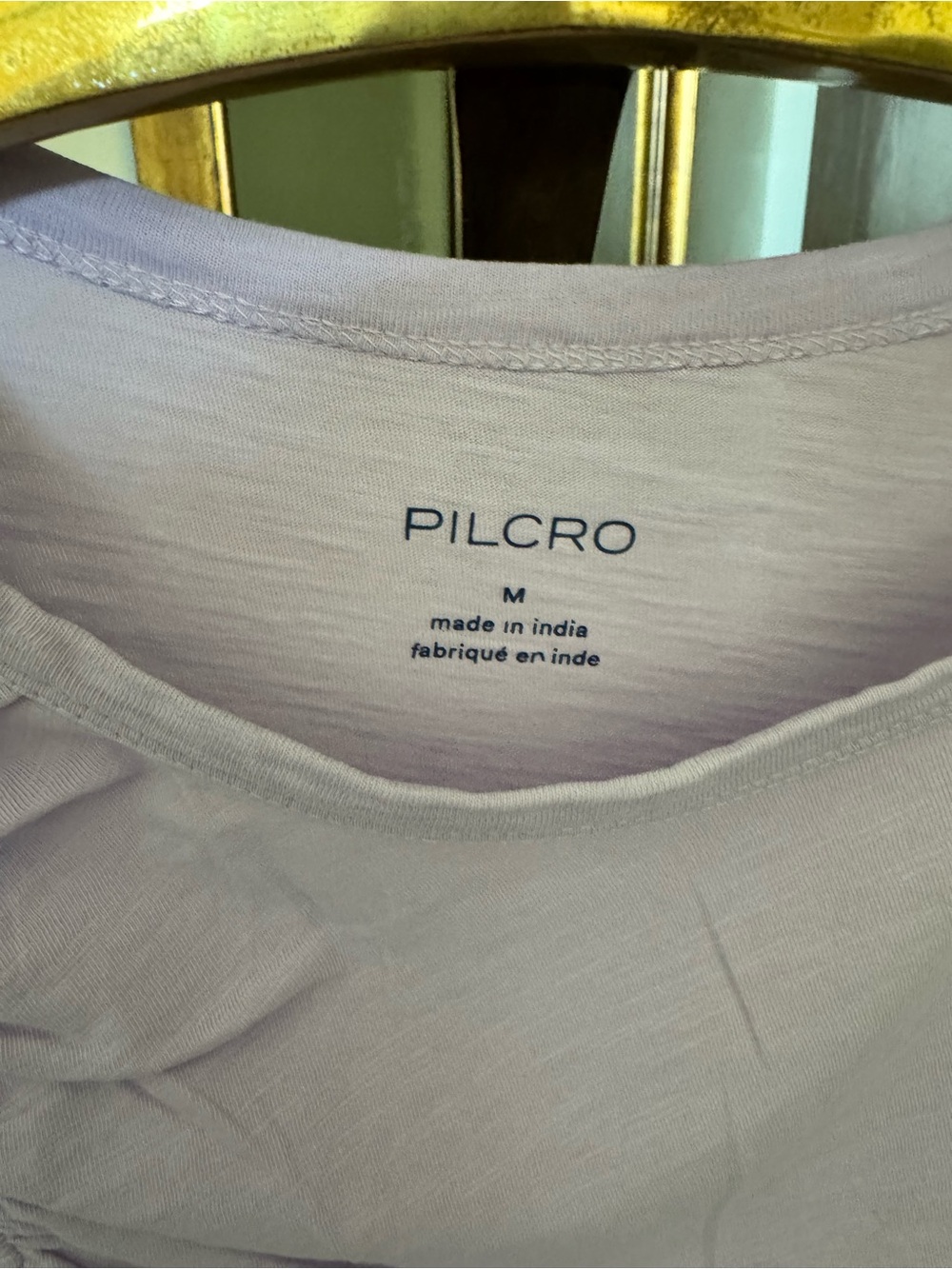 Pilcro Light Lavender Ruched-Side Sleeveless Tank - Picture 3 of 5